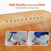 SITLDY 18 Gauge Galvanized Brad Nails 1100-Pack (3/4"-400, 1-1/4"-400, 2"-300