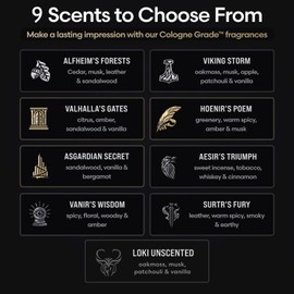 The Beard Struggle - Gentlemen's Beard & Moustache Wax - Gold Collection - Valhalla's Gates - 50g / 1.76 US. oz. Warrior-Glass Jar