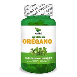 NATSA Aceite de Orégano 100 cápsulas, calidad Premium                                                                                                 