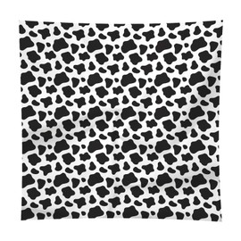 AOHRO Head Scarf for Women, 27.5" Cute Like Satin Head Hair Scarf, Large Square Fashion Printed Bandana for Hair Wrapping, Cowhide