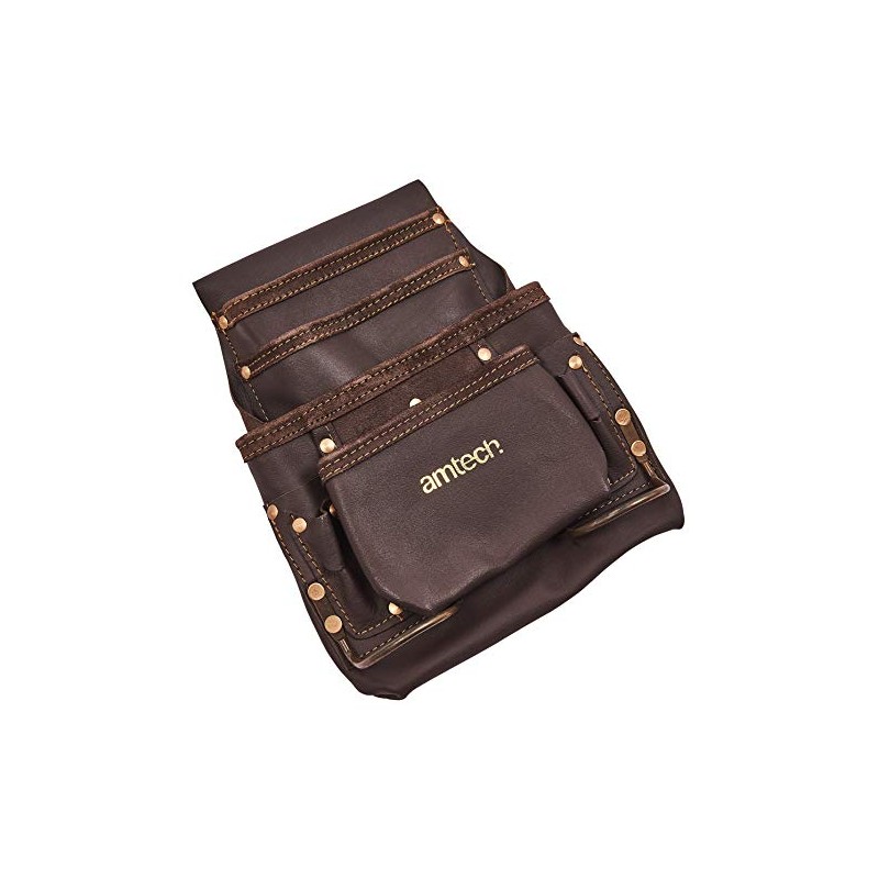 Amtech N0860 4 Pocket Heavy Duty Leather Tool Belt