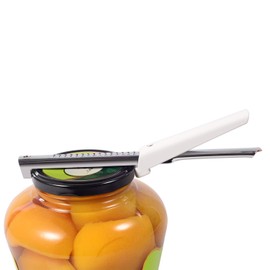 Kichwit Adjustable Jar Opener for Arthritis, All Metal Construction, Easily Opens 3/8" to 4" Jar and Bottle Lids, Free Bonus Bottle Opener Keychain Included