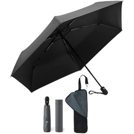 Angels Closet, 2024 Version Folding Umbrella, Auto Open & Close, Lightweight, 7.8 oz (220 g), Durable, For Both Sunny and Rainy Weather, 100% UV Protection, Fully Blackout, Windproof, Waterproof,