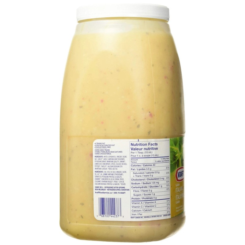 Kraft Golden Italian Salad Dressing, 3.78L/1 Gallon