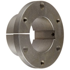 TB Woods Type SF SF2716 Sure-Grip Bushing, Cast Iron, Inch, 2.4375" Bore, 3.125" OD, 2" Length, 11000 lbs/in Torque, Standard Design, Shallow Keyway