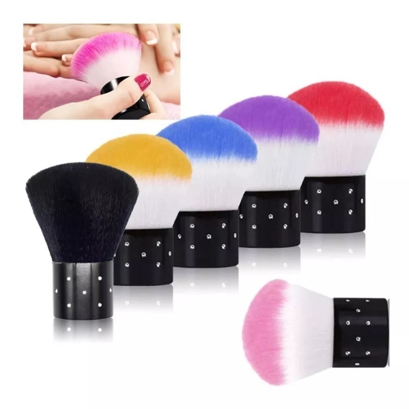 Nail Art Brocha Bledo Para Limpiar Polvo Uñas Rubor Sombra