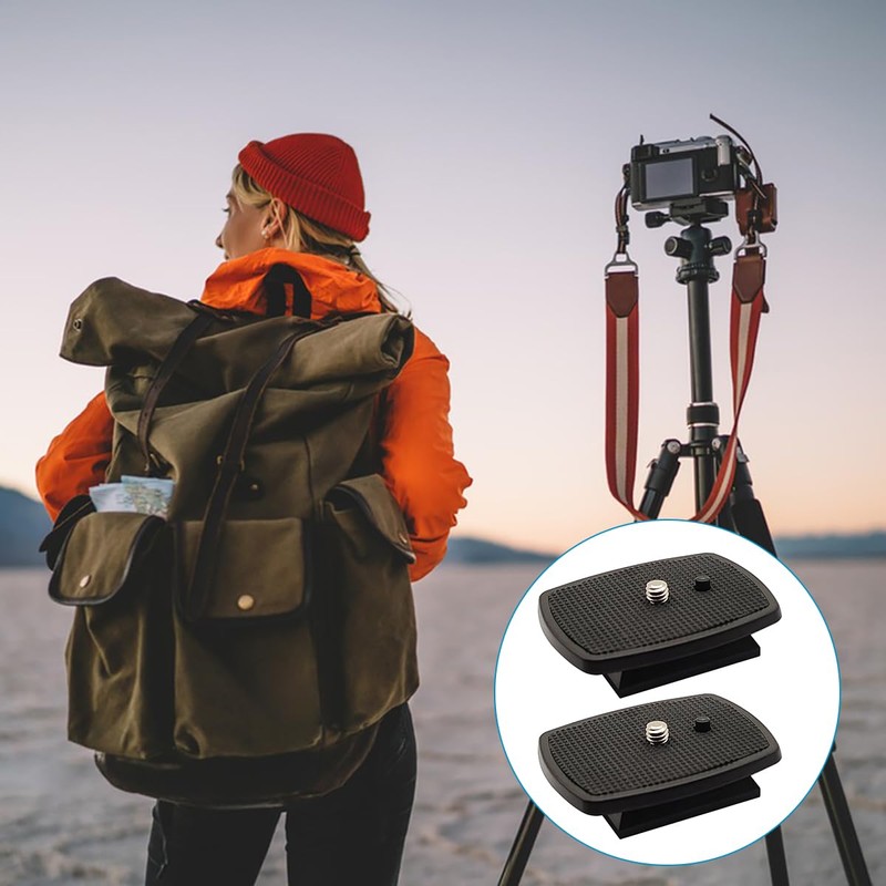 IOUALEY 42mm (1-5/8") Quick Release Plate, Universal Tripod Mount Adapter
