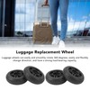 4Pcs Luggage Wheels 360 Degree Rotation Quiet Operation Replacement Universal