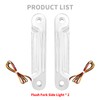 LED Flush Fork Turn Signal Brackets Running Light Fit for