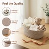 VIRETH HAUS 8pcs Small Woven Baskets with Gift Bags, Ribbons