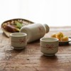 Fukubeya Mino Ware Celebration Sake Tokkuri Inokuchi Set - 1