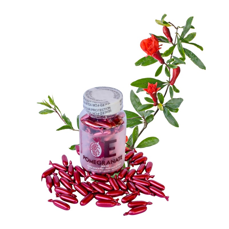 Pomegranate Skin Oil Capsules by EasyComforts - 90 Capsules