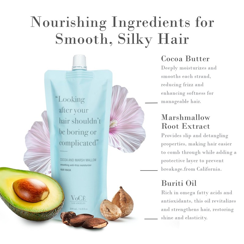 VoCÊ Haircare – Natural Cocoa and Marshmallow Hair Mask |