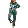 Ekouaer Silk Pajamas for Women Classic Button Down Pj Sets