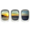 Plane Window Clings - Aviation Decor Airplane Wall Stickers Scenic