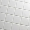 2" x 2" Essential White Matte Finish Ceramic Mosaic Tile