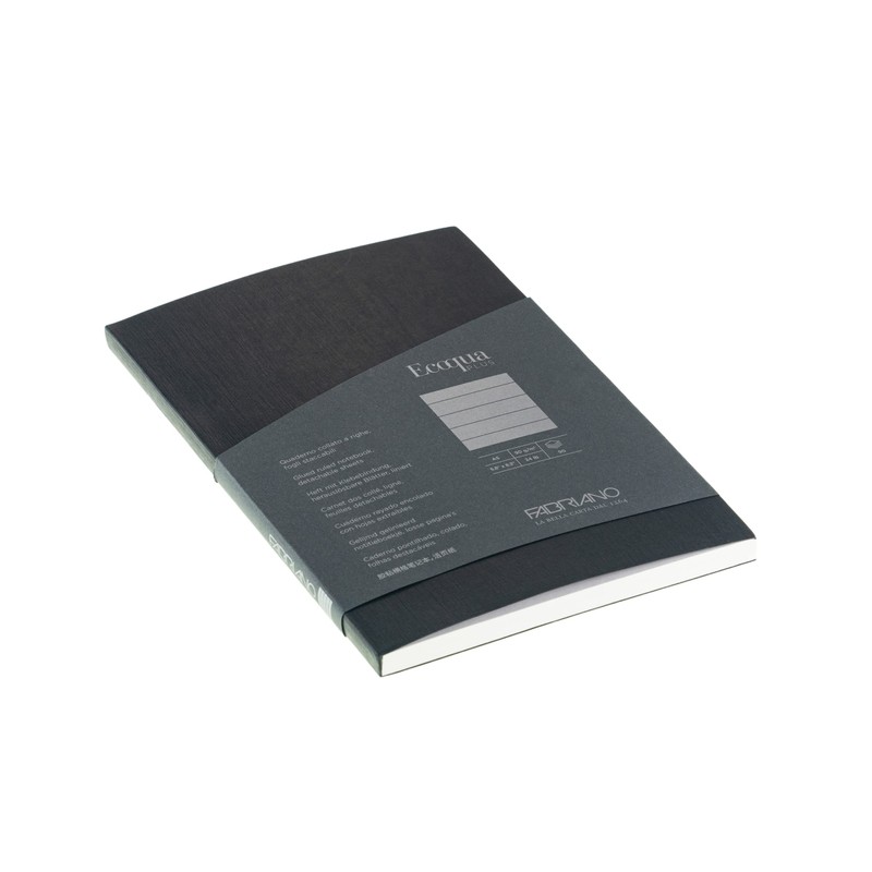 Fabriano Ecoqua Plus Glue-Bound Notebook, 5.8" x 8.3", A5, Lined,