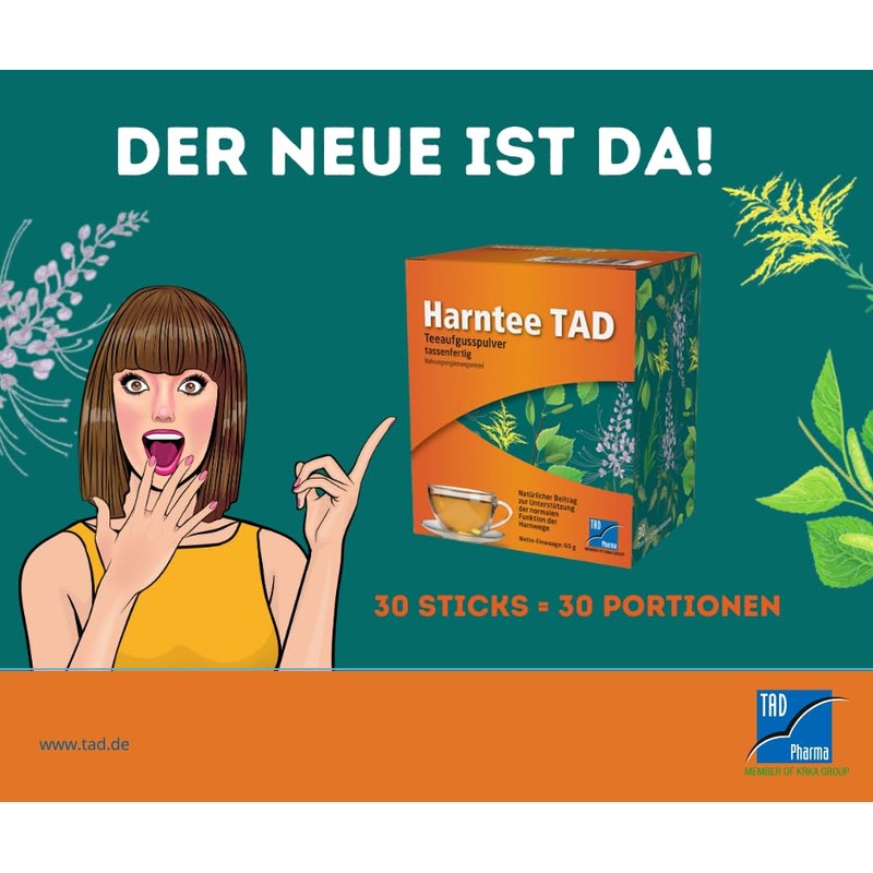 Urinary tea TAD to support normal function of the urinary