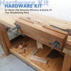 Hardware Kit for Moxon Vise, Bench Vise Screw Kit Includes