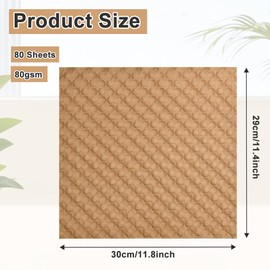 Elyyapt 80 Sheets Paper Bubble Wrap 29x30cm Eco Cushioning Wrap Alternative to Plastic Bubble Wraps Filler for Moving Boxes, Packing Supplies for Storing Delicate Items Moving Shipping Storing