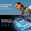 Mpow 2025 Bluetooth AI Translator Earbuds 144+ Language Real-Time Translate