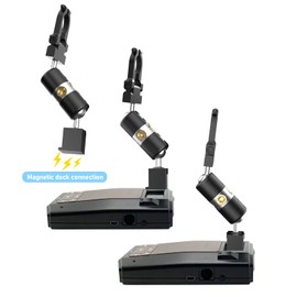 Radar Detector Mount,Rearview Mirror Rod Aluminum Radar Bracket,for Escort IX IXc Max 3 Max360C 2020 Max 360 Redline EX Beltronics GT360 Cobra DualPro Radar Detectors,w/EZ Magnet Connection Base