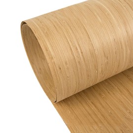 Natural Carbonized Bamboo Veneer Sheets (0.5mm Thick) - DIY Projects, Speaker & Furniture Restoration - Unfinished, Handmade - 15x98 Inch