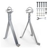 12" Heavy-Duty Antenna Mast, Antenna Wall Mount, Windproof Antenna Mounting