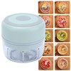 100ml Electric Garlic Chopper USB Rechargeable Portable Meat Grinder Mincer
