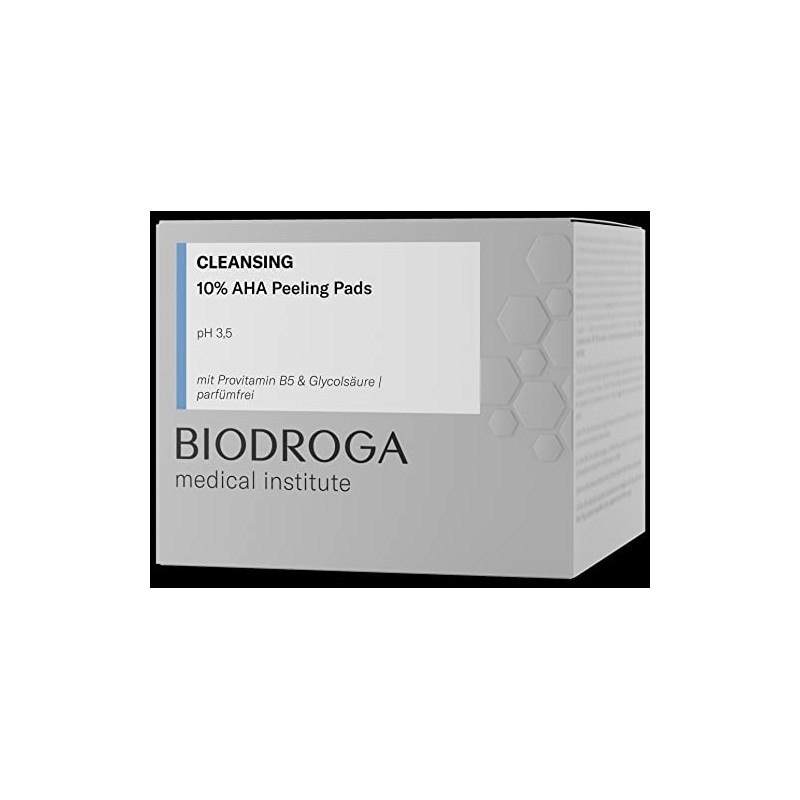 Biodroga 10% AHA Exfoliating Pads Face Scrub 40ml - Facial