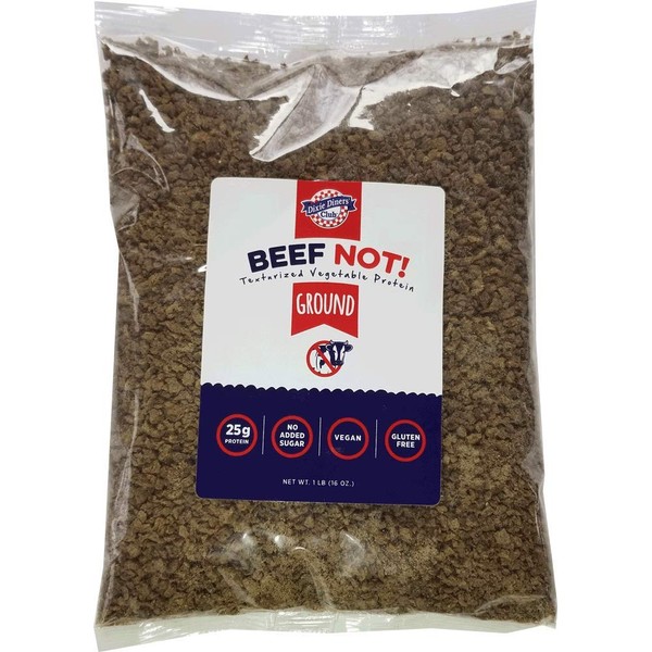 Dixie Diners' Club - Beef (Not!) Ground, 1 lb bag (Pack of 2)