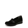BZees Womens Gamma 2 Comfort Loafer Black 6 M