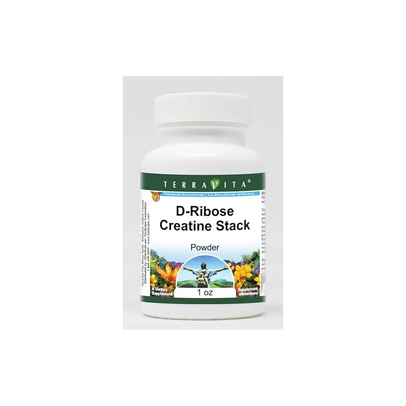 D-Ribose Creatine Stack Powder (1 oz, ZIN: 513917) - 3
