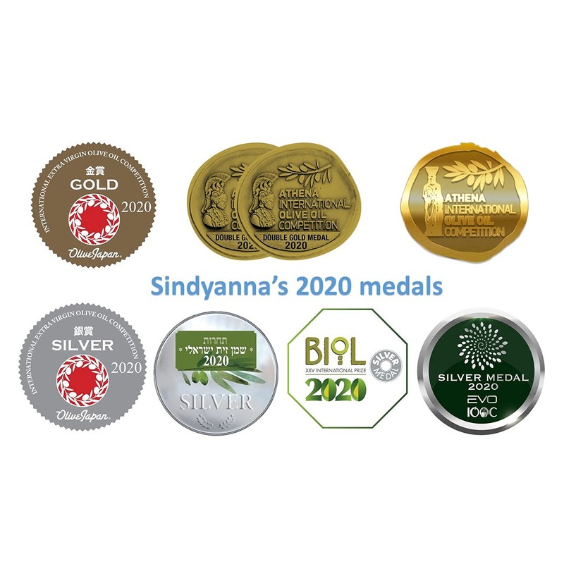 SINDYANNA OF GALILEE Organic Extra Virgin Olive Oil, Cold Pressed