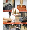 Yemax Bamboo Drill Bit, Hexagonal Shank, Set of 6, Step