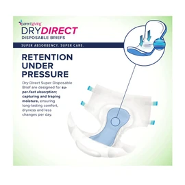 Dry Direct Super Brief (Medum - Case of 60) by Parentgiving