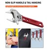 MAXPOWER Adjustable Spanner 150mm/6-Inch, Slim Jaw Adjustable Wrench with MAX.