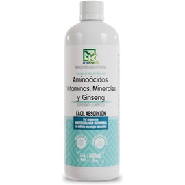 KEMED | Ginseng | Aminoácidos, Vitaminas, Minerales y Ginseng | Nanotecnología Liposomal | Nano Nutrition by Kemed