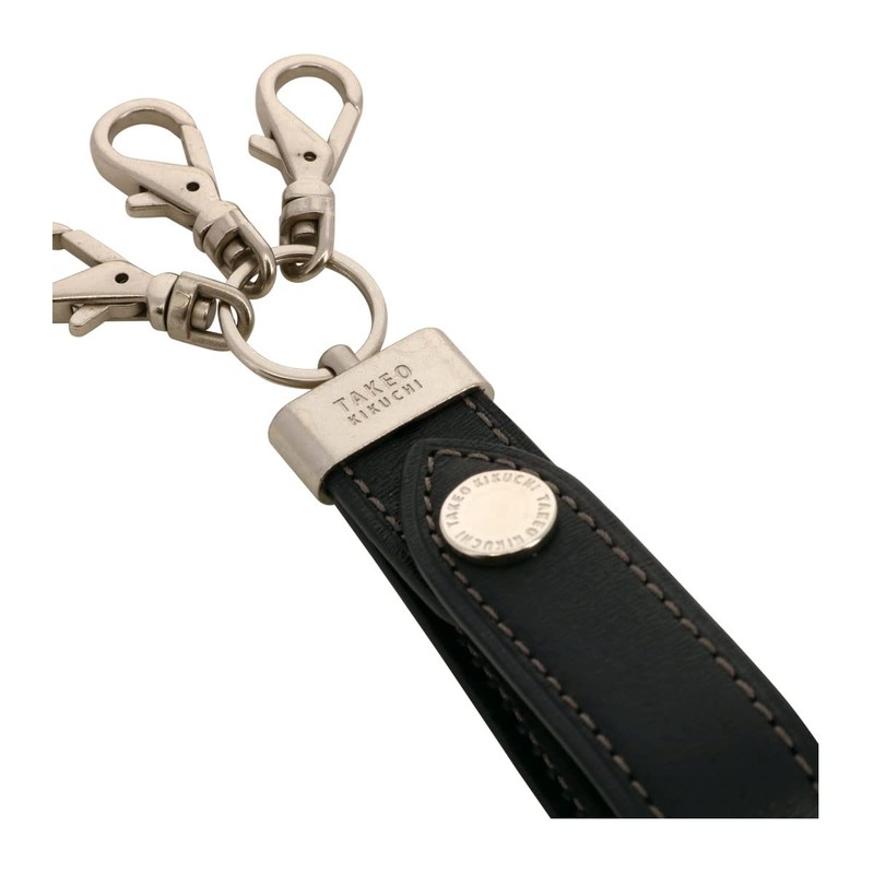 Takeokikuchi 728611 Men's Key Holder, Genuine Leather, Max, Key Hook,