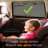 CARAMAZ Sonnenschutz Auto Kinder mit UV Schutz - Größe L