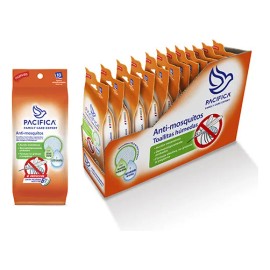 Repelente Toallitas Húmedas Pacifica Anti Mosquitos 120 Pzas