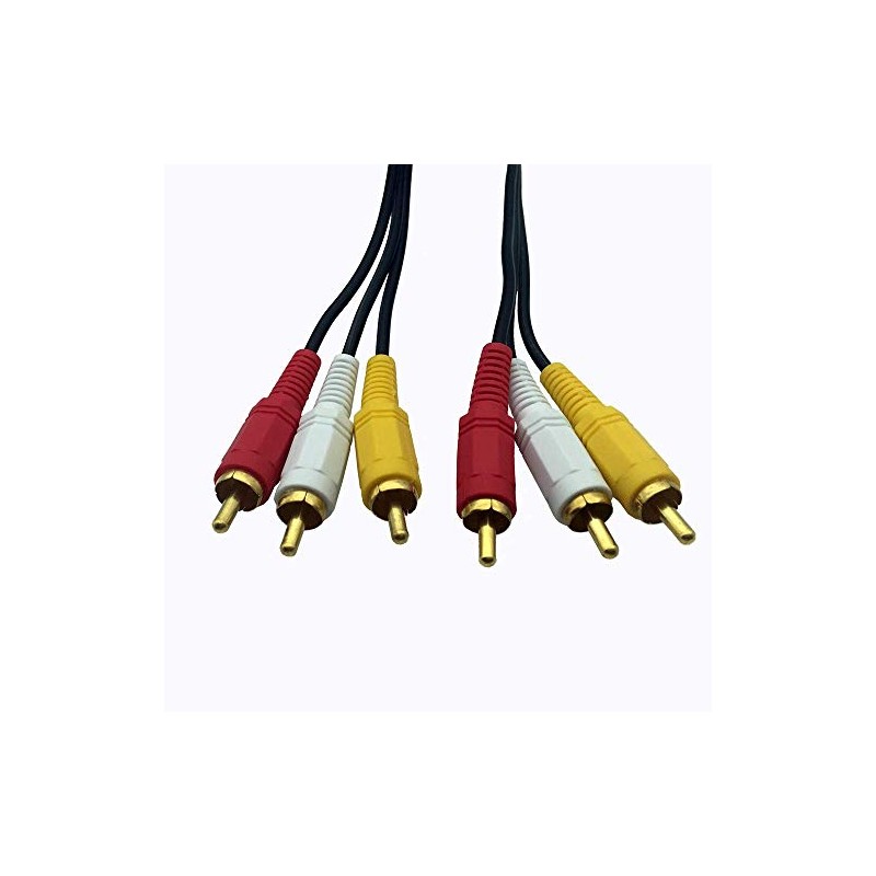 Like-You 3RCA Video Cable AV Cable (Red, White, Yellow), 3