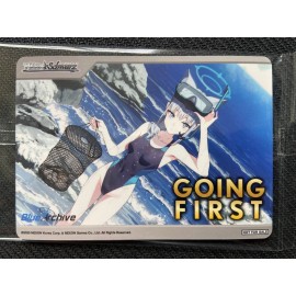 Weiss Schwarz Blue Archive English: GOING FIRST Box Topper Promo Card NEW SEALED