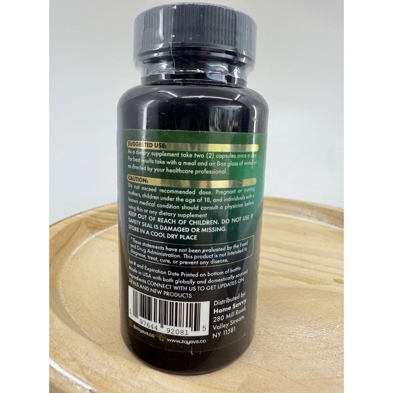 Zoyava Sea Moss, Black Seed Oil, Ashwagandha & Ginger All-in-1