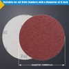 STEBRUAM Pack of 50 Sandpaper 150 mm Velcro 120 Grit