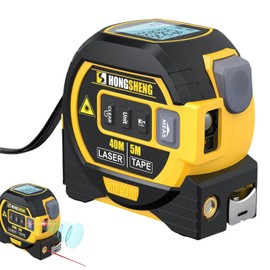 2025 New Almighty Tools Tape Measure, The Almighty Ruler, 3-in-1 Rangefinder with Led Display, Digital Tape Measure, Almighty Tools (Yellow 1Pc)