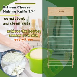 Horizontal Cheese Curd Big Cutter for Cheese Making - Harp - Curd Cutter Knife (3/4")