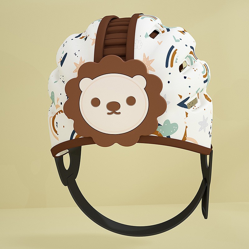 Baby Helmet Cute Breathable Lightweight Infant Crawling and Walking Head