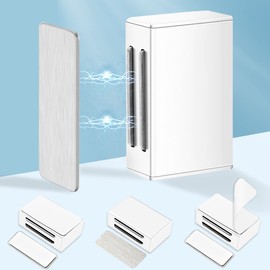 Magnetic Door Catch AOSITE 4 Pack White Kitchen Cabinet Magnets for Closure Strong Cabinet Door Magnetic Catch No Drilling Cupboard Magnetic Latches for Drawer Magnetic Cabinet Catch Closer Sticky