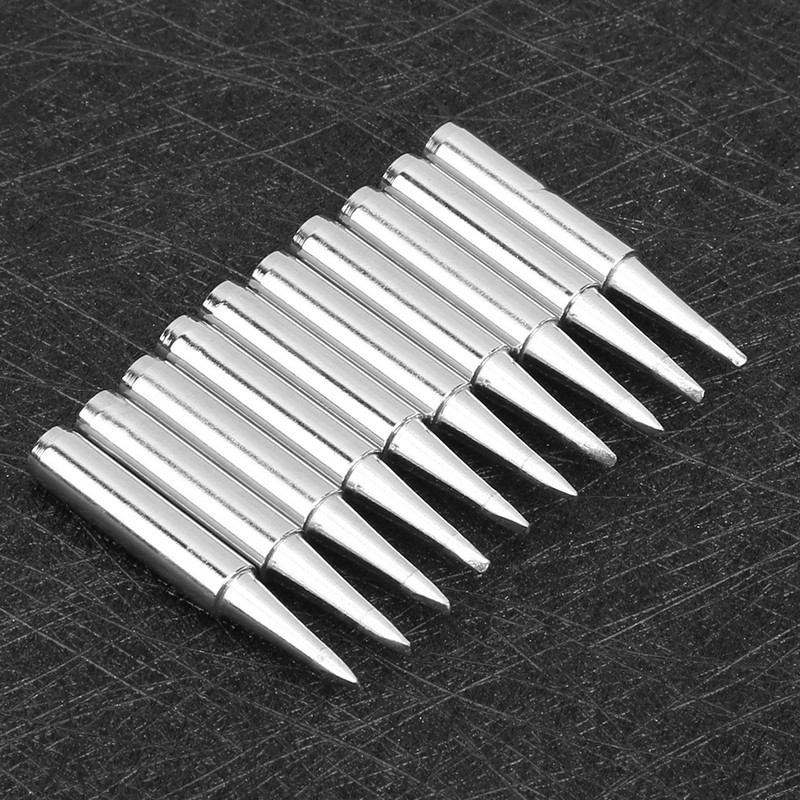 10pcs Lead Free Solder Iron Tip Set Soldering Iron Tip